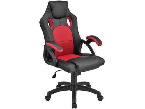 Veiling - Racing Bureaustoel / Gamestoel Montreal - Rood, Huis en Inrichting, Bureaustoelen, Nieuw