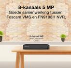 Foscam FN9108H - 8-kanaals 5MP - Netwerk Video Recorder -, Verzenden, Zo goed als nieuw