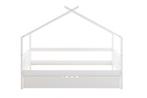 Design huisbed voor kinderkamer - Grenenhout met wax-witt..., Kinderen en Baby's, Kinderkamer | Bedden, Ophalen of Verzenden, Nieuw