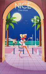Raphael - Travel Poster Nice French Riviera 2020, Antiek en Kunst