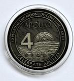 Apollo 14-medaille vloog metaal naar de maan 40-jarig, Antiek en Kunst, Antiek | Wandborden en Tegels