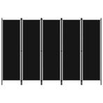 Zwart Kamerscherm - 5 Panelen | Tweedekansje | OP=OP, Ophalen of Verzenden, Nieuw
