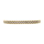 Gouden rolex armband 18 cm 14 karaat, Sieraden, Tassen en Uiterlijk, Armbanden, Verzenden, Zo goed als nieuw, Goud, Goud