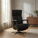Leren relaxfauteuil met hartbalans Pure - Toledo Nero, Huis en Inrichting, Fauteuils, Bohemian, Industrieel, Modern, Scandinavisch