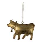 hanger ijzer koe goud 16cm, Verzenden, Nieuw
