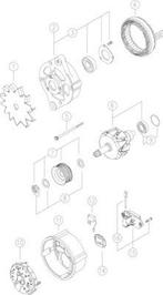 Alternator Deutz 120A, Verzenden