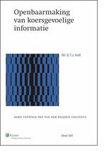 Openbaarmaking van koersgevoelige informatie, Boeken, Studieboeken en Cursussen, Nieuw, Verzenden