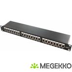 LogiLink NP0048 patch paneel 1u RJ45 24 poorten, Computers en Software, Netwerk switches, Verzenden, Nieuw