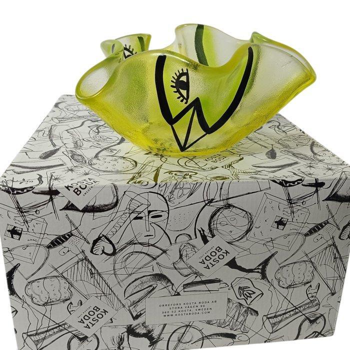 Kosta Boda - Ulrica Hydman-Vallien - Tafelmiddenstuk - Blij, Antiek en Kunst, Antiek | Glas en Kristal