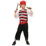 Piraat Kostuum Rood Wit Zwart Jongen, Nieuw, Verzenden