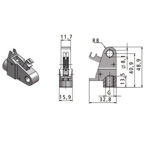 Stabilus 006837 M10x1, Doe-het-zelf en Verbouw, IJzerwaren en Bevestigingsmiddelen, Ophalen of Verzenden