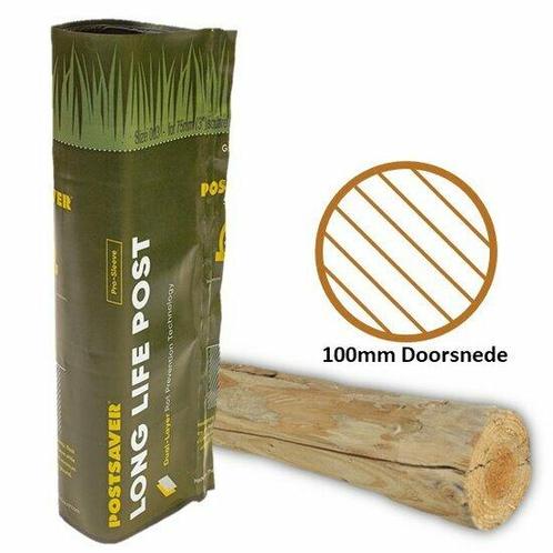 Postsaver krimpmantel Plus 70cm - Ronde paal 100mm, Doe-het-zelf en Verbouw, Hout en Planken, Nieuw, Verzenden