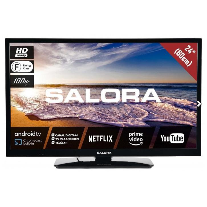 Salora 24 TV Travel LED Android Chromecast Wifi, Audio, Tv en Foto, Overige Audio, Tv en Foto, Ophalen of Verzenden