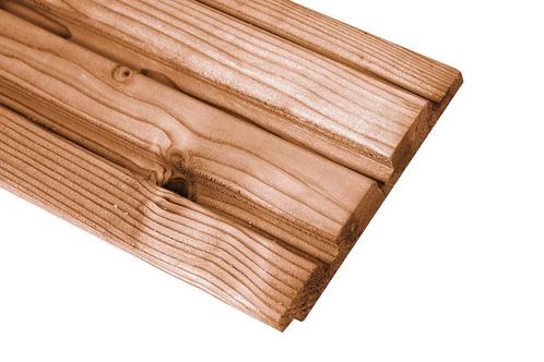 Nieuw! Azalp Douglas tripple Rhombus profiel Geschaafd, Tuin en Terras, Palen, Balken en Planken, 250 cm of meer, Planken, Nieuw