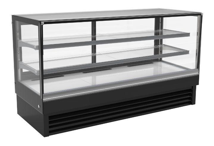 Koelvitrine recht model | 436 Liter | (H)120x(B)200x(D)68cm, Zakelijke goederen, Horeca | Keukenapparatuur, Nieuw in verpakking
