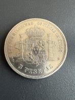 Spanje. Alfonso XII. 5 Pesetas 1876. * 18-76 DE-M (Zonder