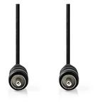 Digitaal Coaxiaal (SPDIF) kabel | Nedis | 2 meter (Zwart), Audio, Tv en Foto, Audiokabels en Televisiekabels, Verzenden, Nieuw