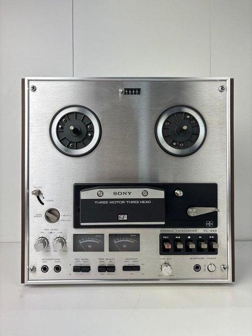 Sony - TC-645 - 4 track Reel-to-reel deck 18 cm, Audio, Tv en Foto, Radio's