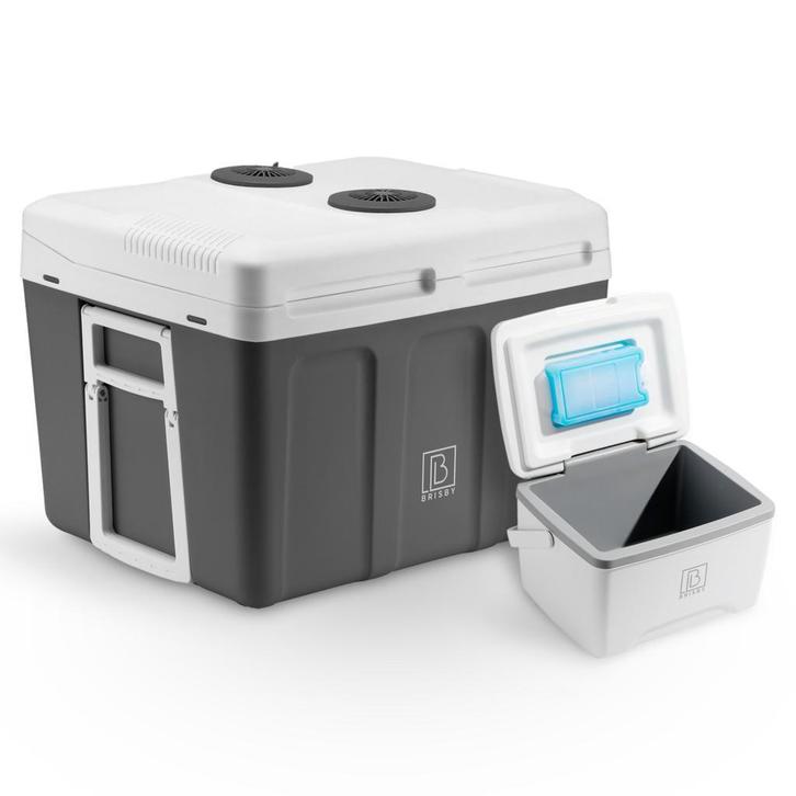 Brisby 40 Liter Elektrische Koelbox, Frigobox met 8L Koelbox, Caravans en Kamperen, Koelboxen, Koelbox, Nieuw, Elektrisch, Ophalen of Verzenden