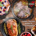 Dutch oven - 4.2 liter - gietijzeren pan met deksel -, Huis en Inrichting, Keuken | Potten en Pannen, Verzenden, Nieuw