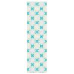 vidaXL Doucherolgordijn 60x240 cm stofbreedte 56 cm, Huis en Inrichting, Verzenden, Nieuw, Blauw