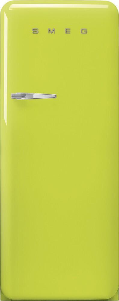 Smeg FAB28RLI5 koelkast limegroen - rechtsdraaiend, Witgoed en Apparatuur, Koelkasten en IJskasten, 150 tot 200 liter, Energieklasse A of zuiniger