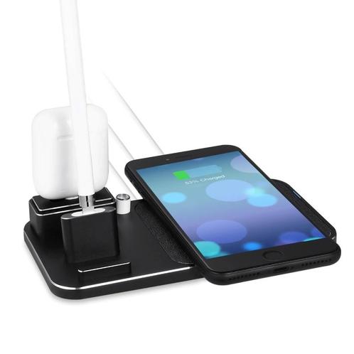 DrPhone SDO1 - 4 in 1 Draadloze oplader – 10 Watt - Voor App, Computers en Software, Dockingstations, Verzenden
