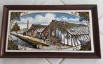 Vintage Tegel (3) - Lessenaar, Warenhuis, Druivenserre -, Antiek en Kunst