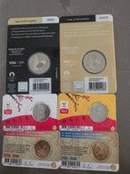 België, Frankrijk. Coin Card 2020/2024 (6 coincards) (Zonder