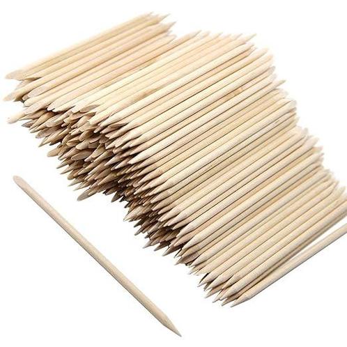 Houten Nagelriemstokjes – 300 stuks - Verzorging - Manicure, Sieraden, Tassen en Uiterlijk, Uiterlijk | Cosmetica en Make-up, Nieuw