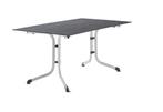 Sieger Boulevard-klaptafel Polytec 160x90 cm aluminium -, Tuin en Terras, Tuintafels, Ophalen of Verzenden, Nieuw