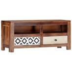 vidaXL Tv-meubel 90x30x40 cm massief acaciahout, Huis en Inrichting, Kasten | Televisiemeubels, Verzenden, Nieuw, 50 tot 100 cm