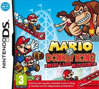 Mario vs. Donkey Kong: Mini-Land Mayhem! (DS) 3DS, Spelcomputers en Games, Games | Nintendo DS, Zo goed als nieuw, Ophalen of Verzenden