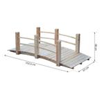 TRUUSK e Tuinbrug Houten Brug Houten Loopbrug Vijverbrug Sie, Verzenden, Nieuw