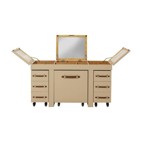*WOONWINKEL* Kare Design Venezia Beige Make-up Tafel, Huis en Inrichting, Tafels | Sidetables, Nieuw, Verzenden