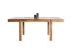Massief houten eettafel PURE 120-200cm Sheesham met, Huis en Inrichting, Tafels | Eettafels, Ophalen of Verzenden, Nieuw