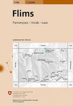 Topografische Wandelkaart Zwitserland 1194 Flims Panixerpass, Nieuw, Verzenden