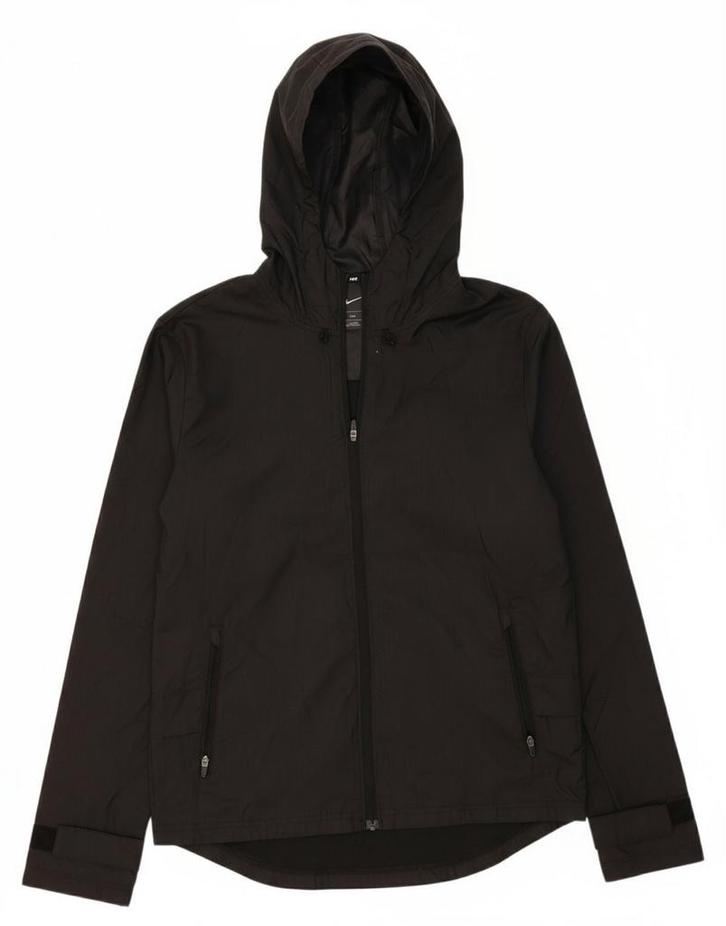 NIKE Womens Running Hooded Rain Jacket UK 6 XS Black, Kleding | Dames, Jassen | Winter, Verzenden