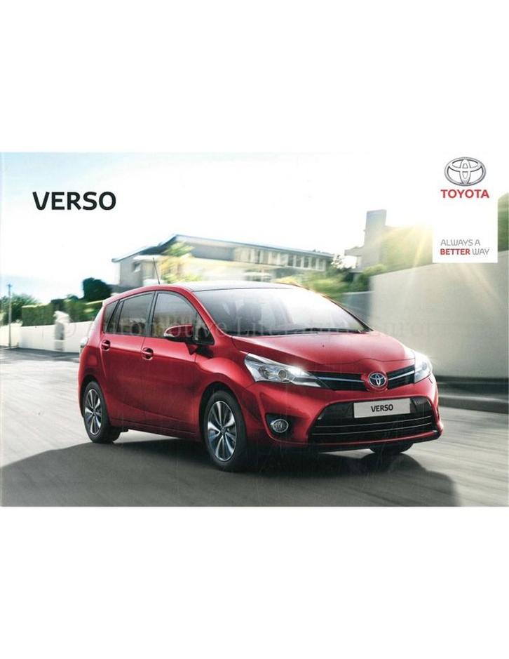 2017 TOYOTA VERSO BROCHURE NEDERLANDS, Boeken, Auto's | Folders en Tijdschriften, Toyota