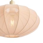 Japandi vloerlamp beige met stoffen crème kap - Bida, Huis en Inrichting, Lampen | Vloerlampen, Nieuw, Overige materialen, Japandi