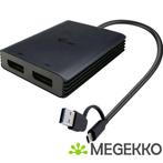 I-tec USB-A/USB-C Dual 4K/60 Hz DisplayPort Video Adapter, Computers en Software, Videokaarten, Verzenden, Nieuw