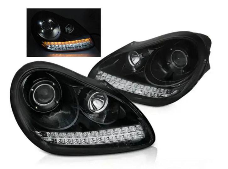 Xenon koplampen Daylight Black geschikt voor Porsche Cayenne, Auto-onderdelen, Verlichting, Nieuw, Porsche, Verzenden