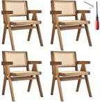 Eetkamerstoel Lizzy met Weens vlechtwerk in boho-stijl - lic, Huis en Inrichting, Stoelen, Verzenden, Nieuw