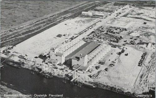 DRONTEN - Luchtfoto Dronten, Oostelijk Flevoland, Verzamelen, Ansichtkaarten | Nederland, Verzenden