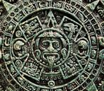 Wandbord - Malachiet, Composiet - Azteekse kalender, Antiek en Kunst