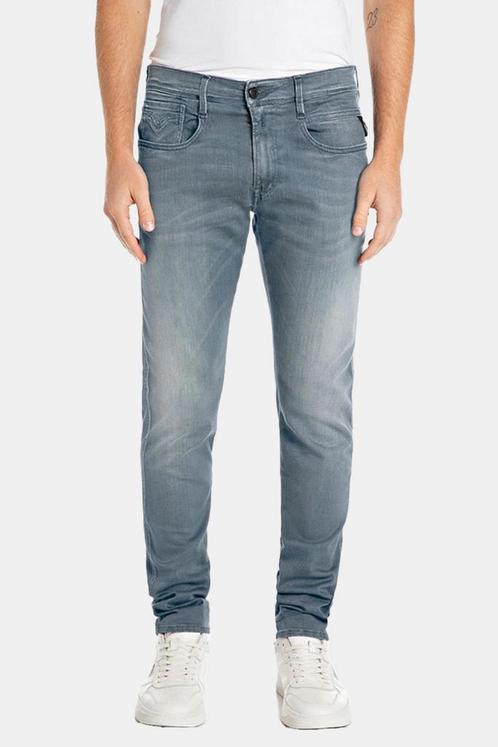 -30% Replay  Replay Anbass hyperflex  maat 36-32, Kleding | Heren, Spijkerbroeken en Jeans, Grijs, Nieuw, Verzenden
