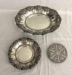 Schaal (3) - .800 zilver - Djokja zilveren schalen