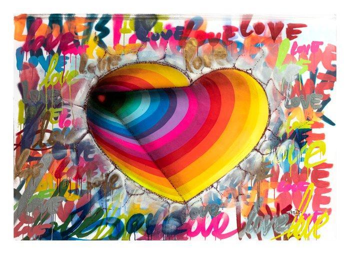 Utopia - Inward loving - a.p, Antiek en Kunst, Kunst | Designobjecten