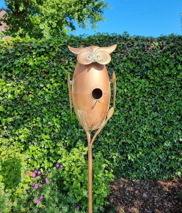 Beeldje - BIrdhouse - IJzer, Metaal, Antiek en Kunst, Kunst | Designobjecten
