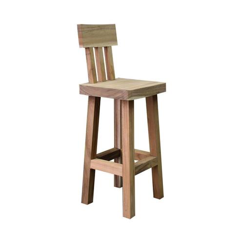 Showroommodel Boomstam barstoel 40x40xH114 cm ( set van 6, Tuin en Terras, Tuinsets en Loungesets, Nieuw, Ophalen of Verzenden
